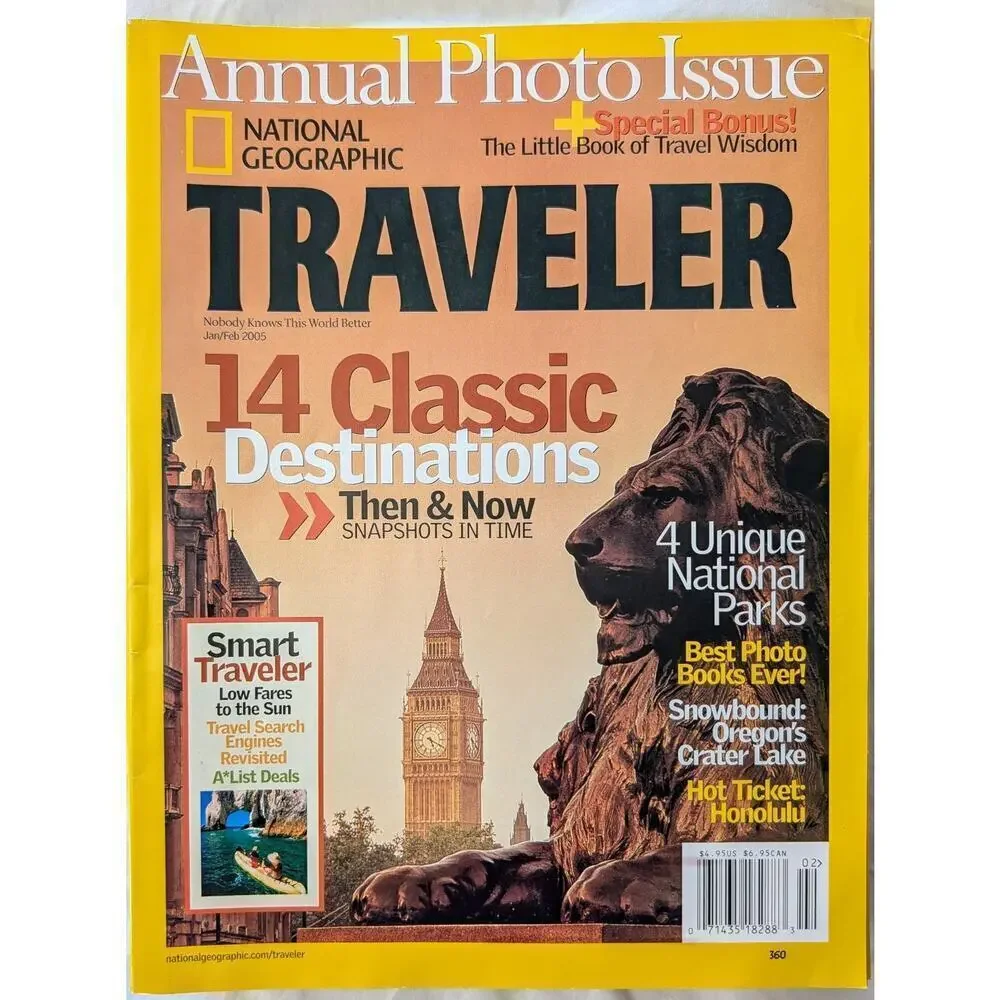 National Geographic Traveler Magazine Jan/Feb 2005 Annual Photo Issue